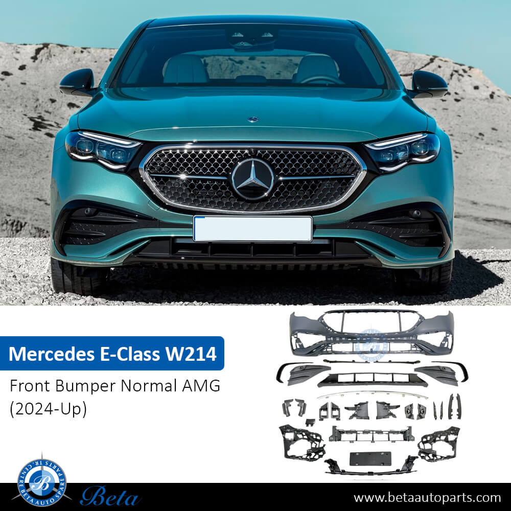 Mercedes E-Class W214 (2024-Up), Front Bumper Normal AMG Mercedes E-Class W214 (2024-Up), Front Bumper Normal AMG